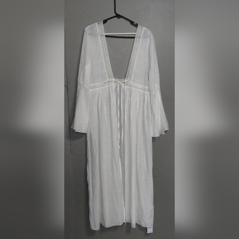 Cupshe Open Back Sel-tie Cover Up